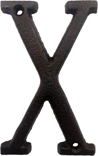 Vista 24 de BetLight Número de casa de hierro fundido de 5.5 pulgadas de alto, números de dirección de casa sólidos, elegante acabado marrón negro, fácil