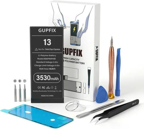 Vista 21 de Batería GUPFIX para iPhone 12/12Pro sin advertencia de pieza desconocida emergente No Unknown Part Info High Real Capacity Long Last Time Wireless