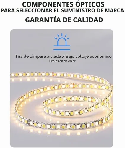 Vista 8 de Espejo LED redondo de 20 pulgadas, espejo samrt para baño, espejo de pared con luz, antiempañamiento, 3 colores regulables, frontal