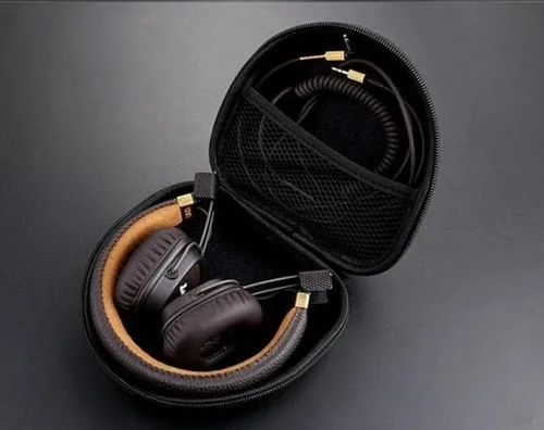 Vista 4 de Coyktonty Funda rígida para auriculares Marshall Major1 2 3 4 Bluetooth Auriculares Accesorios Caja con cremallera para Marshall Mid Case