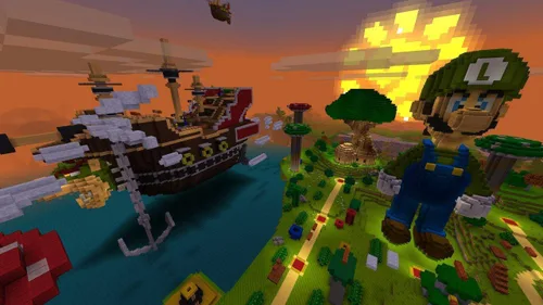 Vista 2 de Minecraft with Super Mario Mash-up - Nintendo Switch