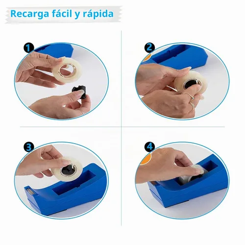 Vista 4 de 12 rollos de repuestos de cinta transparente cada Rol de 1 pulgada Corel 3/4 x 980 pulgadas, para escuela, oficina, hogar.