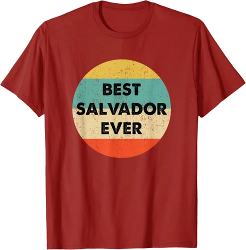 Vista 23 de Camiseta con nombre de Salvador, Negro
