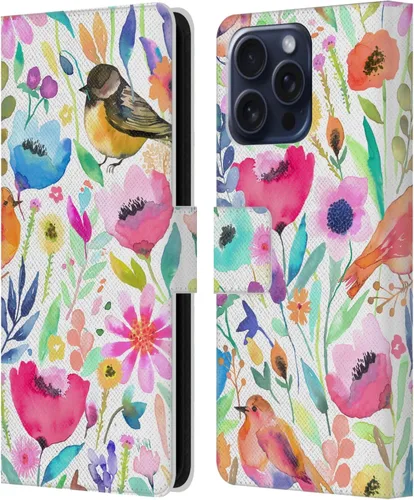 Vista 47 de Head Case Designs Officially Licensed Ninola Brushstrokes Black Summer Patterns Leather Wallet Case Compatible with Samsung Galaxy A07 4G
