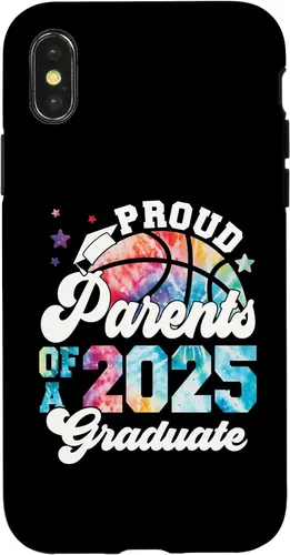 Vista 5 de iPhone 16 Parents of a 2025 Graduate Senior Graduation Basketball Case