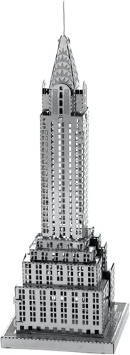 Vista 3 de Fascinations Metal Earth Chrysler Building 3D Kit de modelo de metal