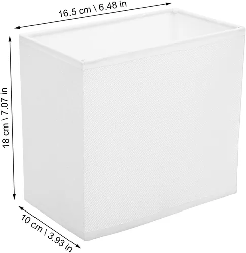 Vista 2 de LABRIMP Sombras de lámpara Sombras de lámpara Clip Sombra Cubiertas Colgantes Cuadrado Decorativo En Accesorio Como se muestra