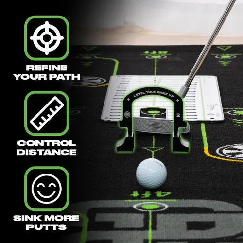 Vista 5 de Aumenta tu precisión de puesto: Back 2 BASICS - Juego de 4 puertas escalonadas con práctica bolsa de transporte - Esencial de entrenamiento de golf