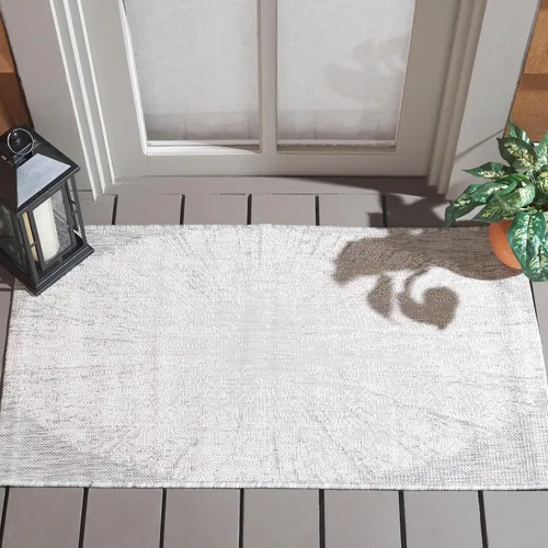 Vista 49 de Safavieh Courtyard Collection CY8893 - Alfombra decorativa para interiores y exteriores, no desprende pelusa, fácil de limpiar, 2 x 3 pies 7 beige