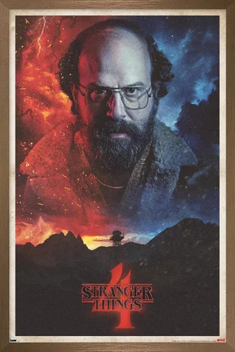 Vista 14 de Trends International Netflix Stranger Things: Season 4 - Póster de pared de una hoja Murray, 14.725 x 22.375 pulgadas, versión enmarcada de madera