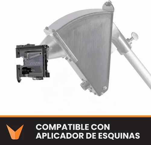 Vista 7 de Acabado de esquina con cabeza angular BoneHead de 2.5 pulgadas Maestro de paneles de yeso - Ruedas rápidas para acabado de esquinas de precisión