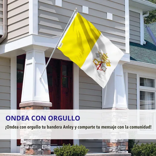 Vista 2 de Bandera de EE. UU. + cristiana + Israel + Vaticano + Templarios + Masónico, Vatican