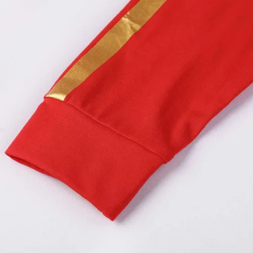 Vista 8 de Zusnxaxe Traje de Navidad para bebés y niñas, uniforme de astronauta médico, disfraz de príncipe con sombrero