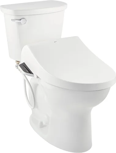 Vista 7 de American Standard 8012A70GRC-415 INAX - Asiento de bidé con calefacción para ducha con control remoto + boquilla doble, color blanco