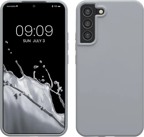 Vista 336 de kwmobile Funda compatible con Samsung Galaxy S9 - Funda de silicona TPU con acabado suave - Blue Reef