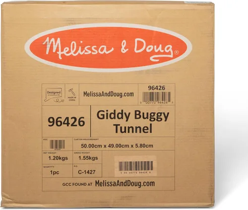 Vista 6 de Melissa & Doug Giddy Buggy - Túnel de gateo