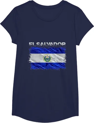 Vista 26 de Camiseta El Salvador, Negro