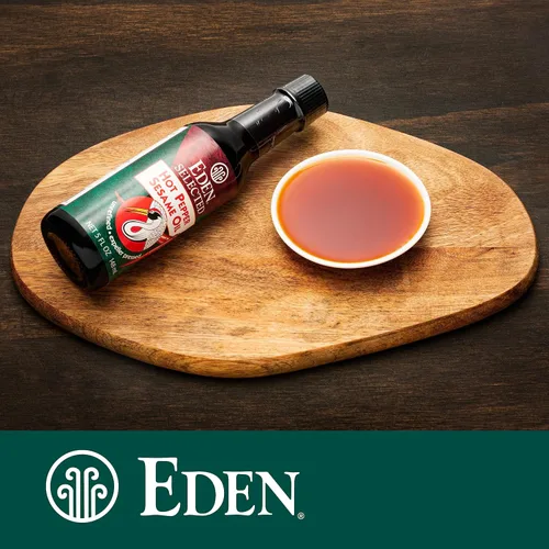 Vista 4 de Eden Foods Aceite de sésamo, pimiento picante, 5 onzas