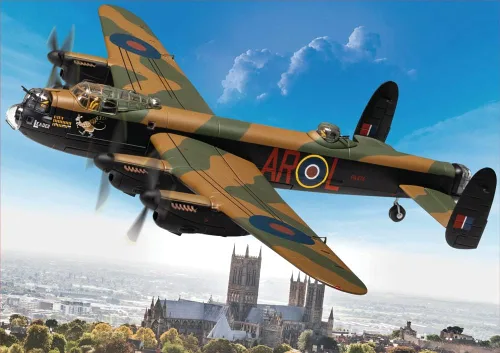 Vista 2 de Corgi Avro Lancaster B.I WWII Aviación Militar Rompecabezas de 1000 piezas HVCCG0002