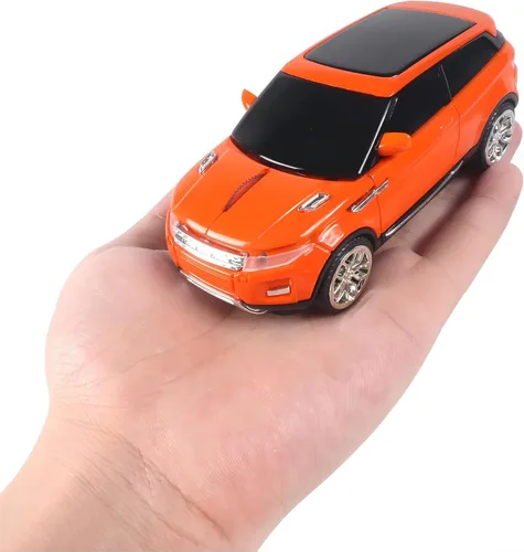 Vista 8 de elec Space Ratón inalámbrico con forma de coche para computadora, para PC portátil (azul)