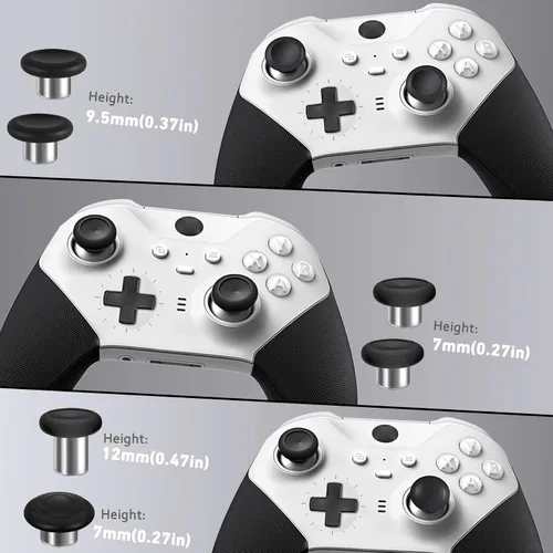 Vista 2 de Complete Component Pack for Xbox Elite Wireless Controller Series 2package Includes 1 Carrying Case 1 Dock, 4 Paddles, 2 DPads, 6 Thumbsticks,1Tool