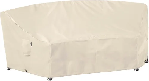 Vista 54 de Funda de Sofá Seccional de Servicio Pesado para Exteriores, Fundas Impermeables 600D para Sofá Seccional de Patio, Funda para Muebles de Jardín