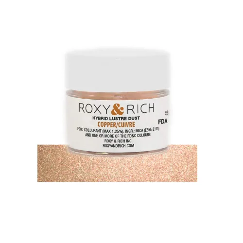 Vista 9 de Roxy & Rich Hybrid Luster Powder - Colorante para alimentos, color perla natural, 0.09 oz