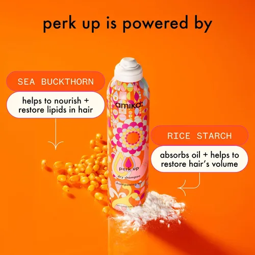 Vista 5 de amika Perk Up - Champú seco sin talco, 7.3 onzas