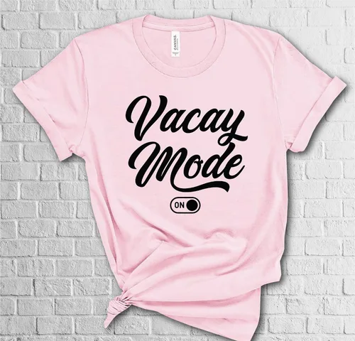Vista 4 de Summer Vacation Vacay Mode On Shirt, Funny Family Vacation Gift Men Women T-Shirt, Vacay Mode Cute Vacation Summer Cruise Shirt, Vacation Summer