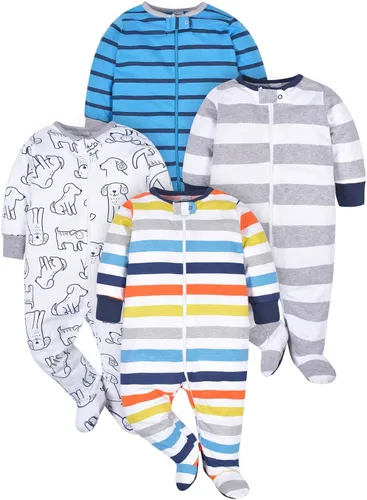 Vista 15 de Onesies - Pijama para bebé niño, paquete de 4 unidades Oso