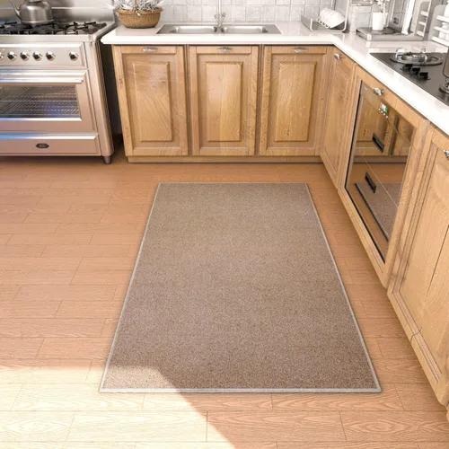 Vista 13 de AREDO Alfombra de pasillo con parte trasera de goma antideslizante, alfombra de piso suave lavable para cocina, pasillo, entrada