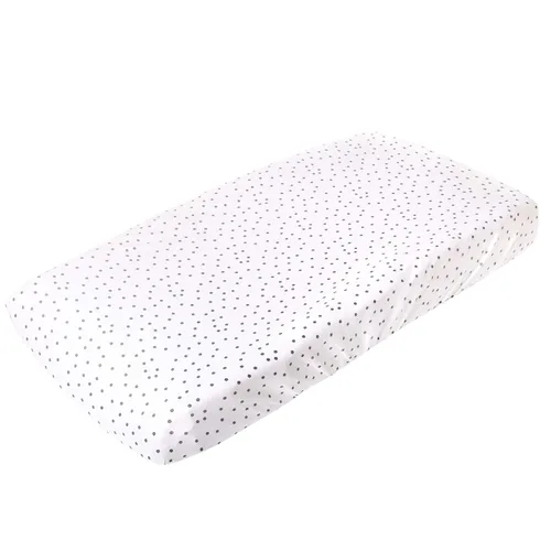 Vista 47 de Copper Pearl Funda de punto prémium para cambiador: suave, elegante y universal para todos los cambiadores de pañales estándar, fundas de cambiador