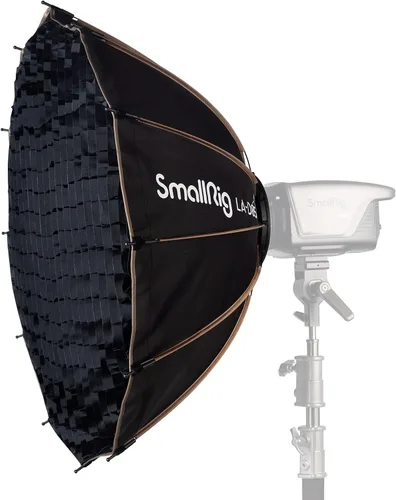 Vista 10 de SMALLRIG Caja de luz parabólica LA-D65 de 65 cm de liberación rápida, compatible con SmallRig RC 120D/RC 120B/RC 220D/RC220B y otras luces