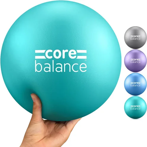 Vista 9 de Core Balance Pelota de pilates antiestallido de 9 pulgadas, mini pelota de ejercicio para yoga, barras, estiramiento y entrenamiento de estabilidad