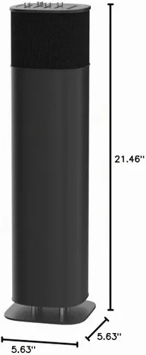Vista 7 de ABRAMTEK E500 - Altavoces de alta potencia con Bluetooth Gris oscuro