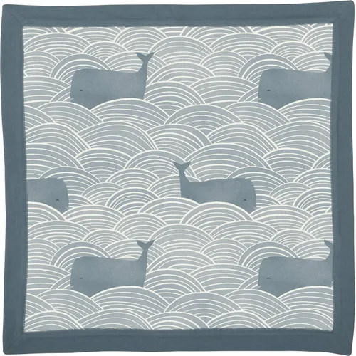 Vista 7 de Primitives by Kathy Manta de bebé, 29 x 35 pulgadas, azul - bosque