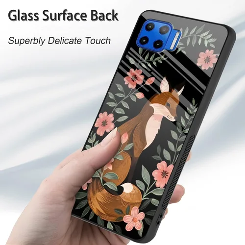 Vista 313 de Funda para Motorola Moto Edge 2022, cubierta trasera de vidrio templado con protector de pantalla, funda protectora a prueba de golpes para Motorola
