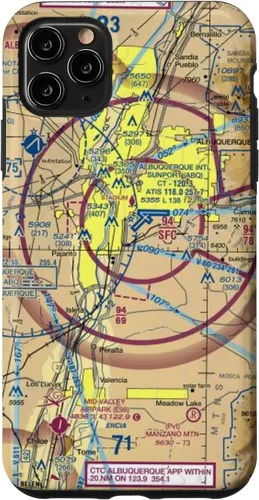 Vista 13 de Albuquerque (ABQ) Sectional Chart - Aviation Case for iPhone 17