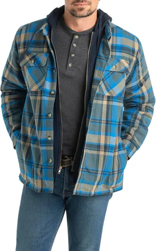 Vista 2 de Legendary Whitetails Chaqueta tipo camisa con capucha Maplewood para hombre