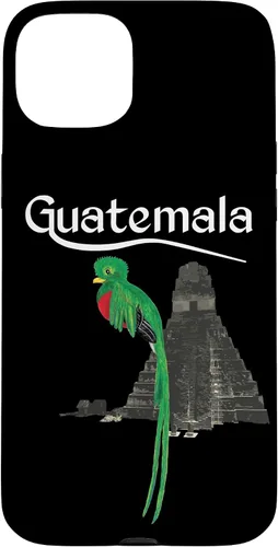 Vista 9 de Guate Quetzal Guatemala Maya Antigua Tikal Coban Volcan Cafe - Carcasa para iPhone 17