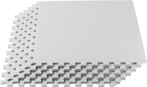 Vista 17 de We Sell Mats 3/8" Thick Multipurpose EVA Foam Exercise Floor Mat, Interlocking Tiles, Anti-Fatigue for Home or Gym