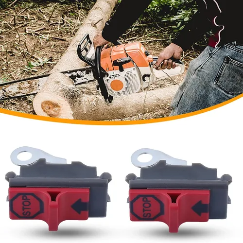 Vista 2 de Kit de interruptor de parada de muerte de 2 piezas para Husqvarna 136 137 141 142 36 41 50 51 55 268 272 281 288 254 257 394 395 motosierra