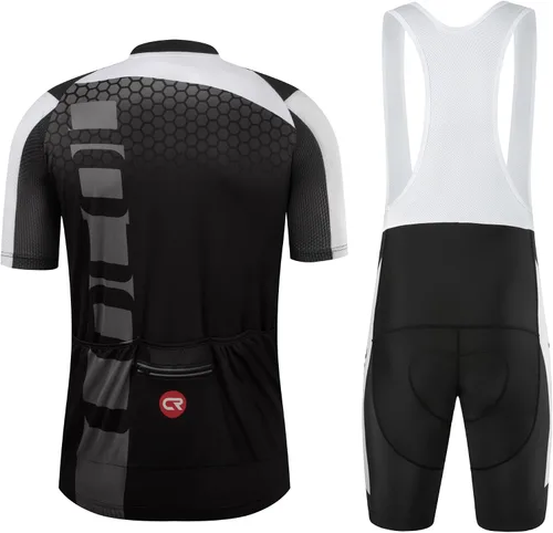 Vista 89 de Coconut Ropamo CR - Conjunto de camiseta de ciclismo para hombre, con cremallera y bolsillo con pantalones cortos con acolchado 4D