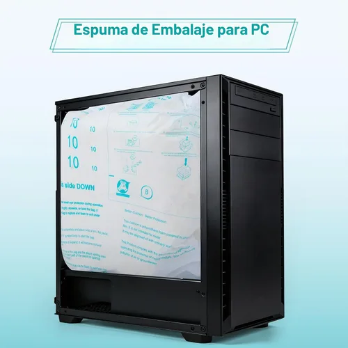 Vista 5 de 10 unidades de espuma expansible de 14 x 16 pulgadas para PC y artículos de forma irregular, espuma protectora autoadaptable para envío