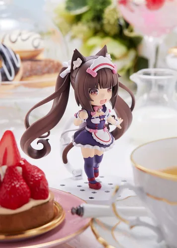 Vista 3 de Plum Nekopara: Chocola Mini-Figure 100 - Figura de PVC sin escala, multicolor, 4 pulgadas