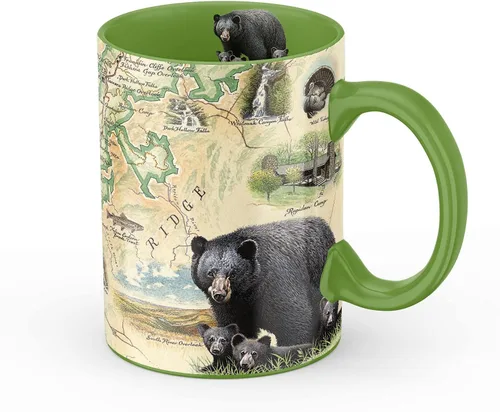 Vista 11 de Taza de cerámica con mapa de 1000 islas de Xplorer Maps (16oz) – Taza de café libre de BPA para bebidas frías y calientes – Perfecta para oficina