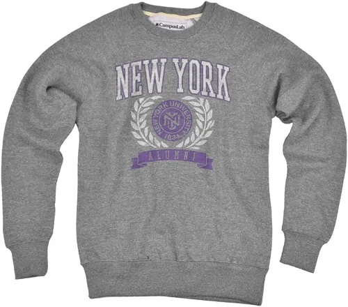 Vista 8 de Campus Lab Collegiate Classic Alumni Seal - Sudadera unisex con cuello redondo para adultos
