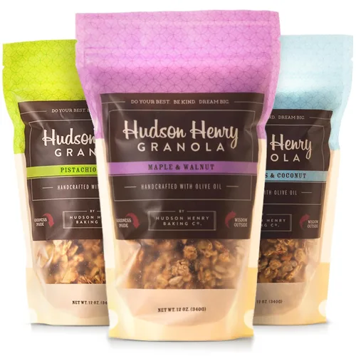 Vista 13 de Hudson Henry Granola, arce, pecana y coco, paquete de 12 onzas, paquete de 3, proyecto verificado sin OMG