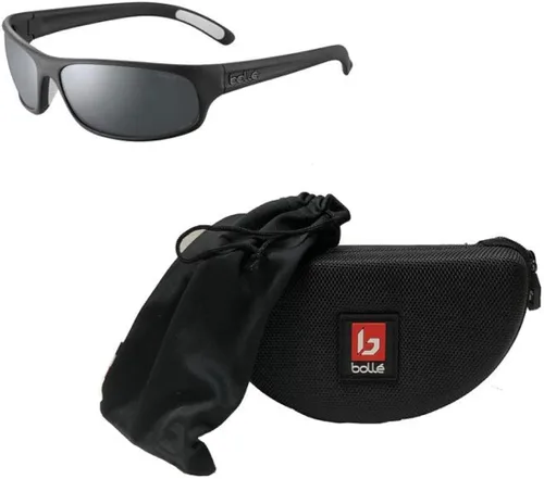 Vista 3 de bollé Anaconda - Gafas de sol rectangulares de 2.73 pulgadas para hombre + paquete con kit de gafas de cortesía de diseñador iWear
