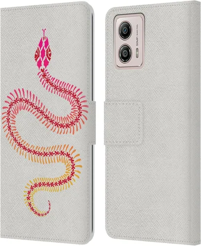 Vista 20 de Head Case Designs Officially Licensed Cat Coquillette Alpacas Animals Leather Book Wallet Case Cover Compatible with Motorola Moto G53 5G
